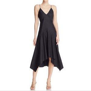 Revolve Keepsake the label curious navy dot slip dress